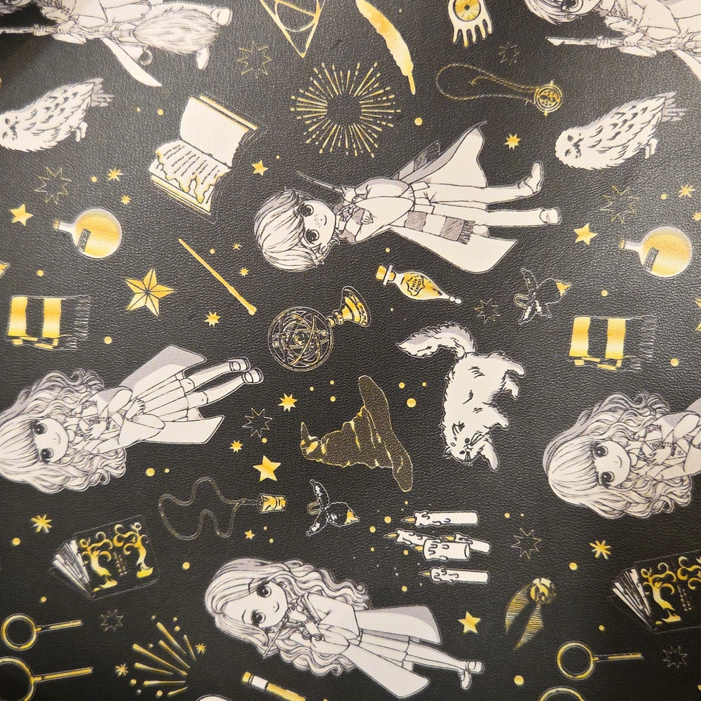 Loungefly Harry Potter Magical Elements Print Double Strap Shoulder Bag Purse - Picture 6 of 11